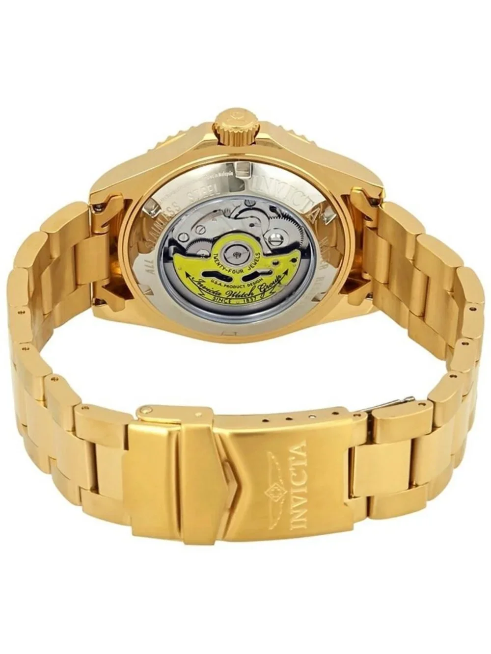 NWT Invicta Pro Diver Automatic Gold Dial Men's Watch
